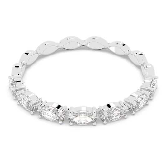 5354786 Vittore ring Marquise cut, White, Rhodium plated Size 55