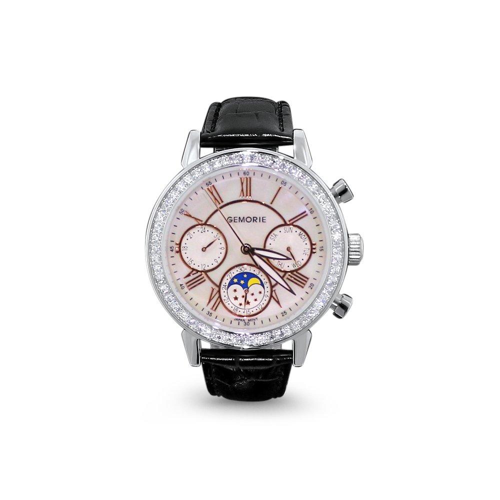 Emporio Armani Cleo 32mm Cubic Zirconia MOP Dial Watch