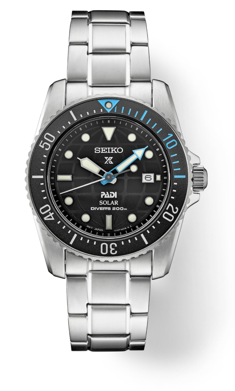 SEIKO SNE575 Prospex PADI Special Edition Solar Diver’s Watch – Silver ...