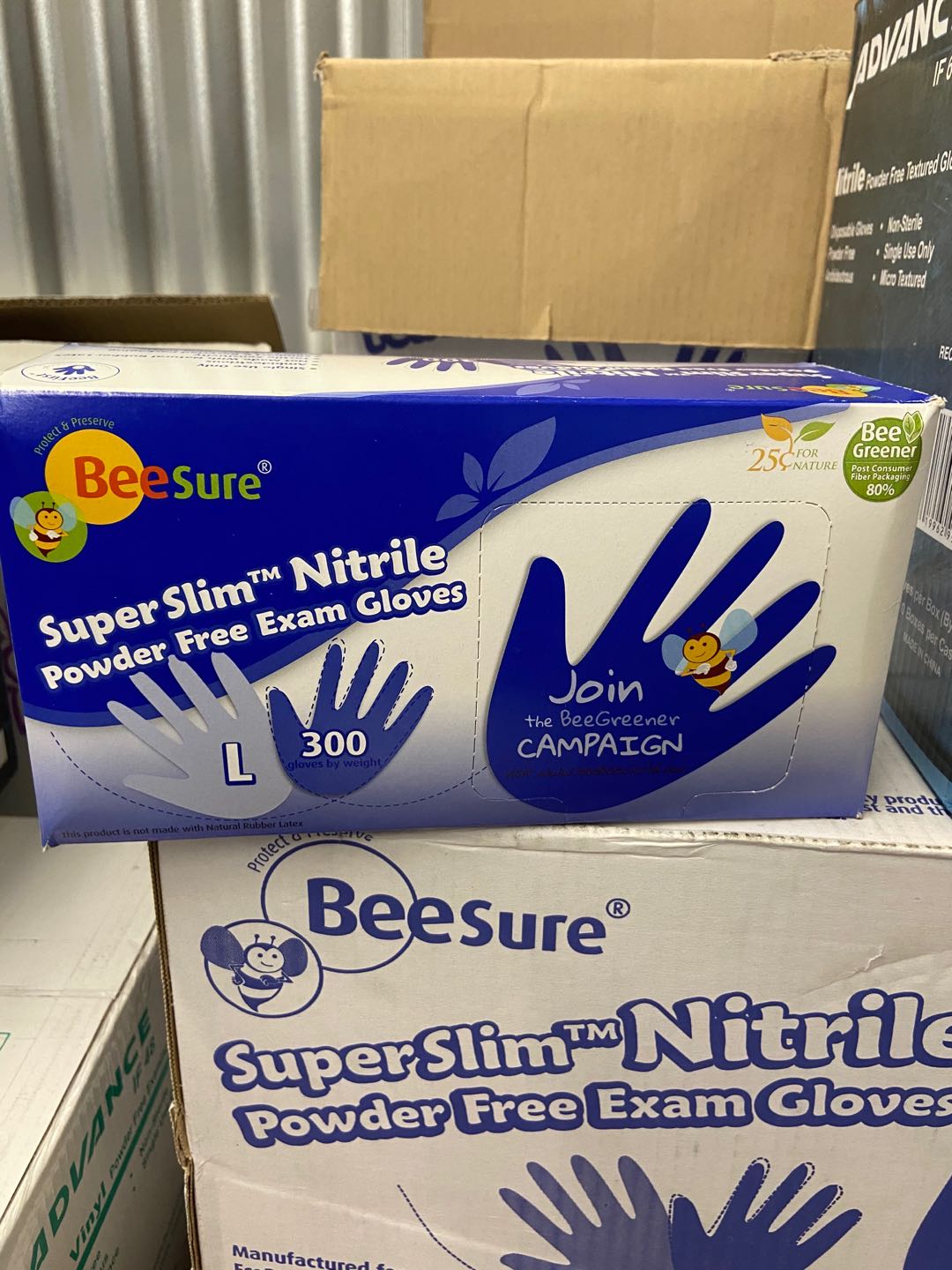 beesure superslim nitrile gloves